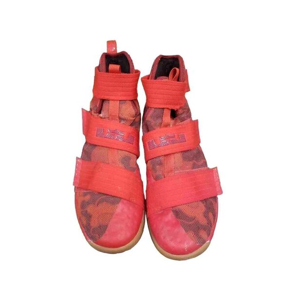 Rare colorways red camouflage nike lebron James soldier ten 9.5 - Picture 2 of 12